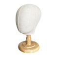 thumbnail image 1 of Bunblic Mannequin Head Hat Display Rack Multifunctional Head Stand Making Hat Display Head for Hairdressing Shop Markets Home Use wood, 1 of 8