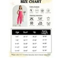thumbnail image 2 of Usaibhir Girls' Casual Sleeveless Jumpsuits Loose Spaghetti Strap Romper Long Pants Kids V-Neck Overalls with Pockets, 2 of 7