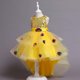 thumbnail image 4 of Vestido Para Niñas Ropa Para Niñas Bebés Vestido Para Niños Vestido De Princesa De Manga Larga Vestido Largo Amarillo Odeerbi  LM103-1950, 4 of 5