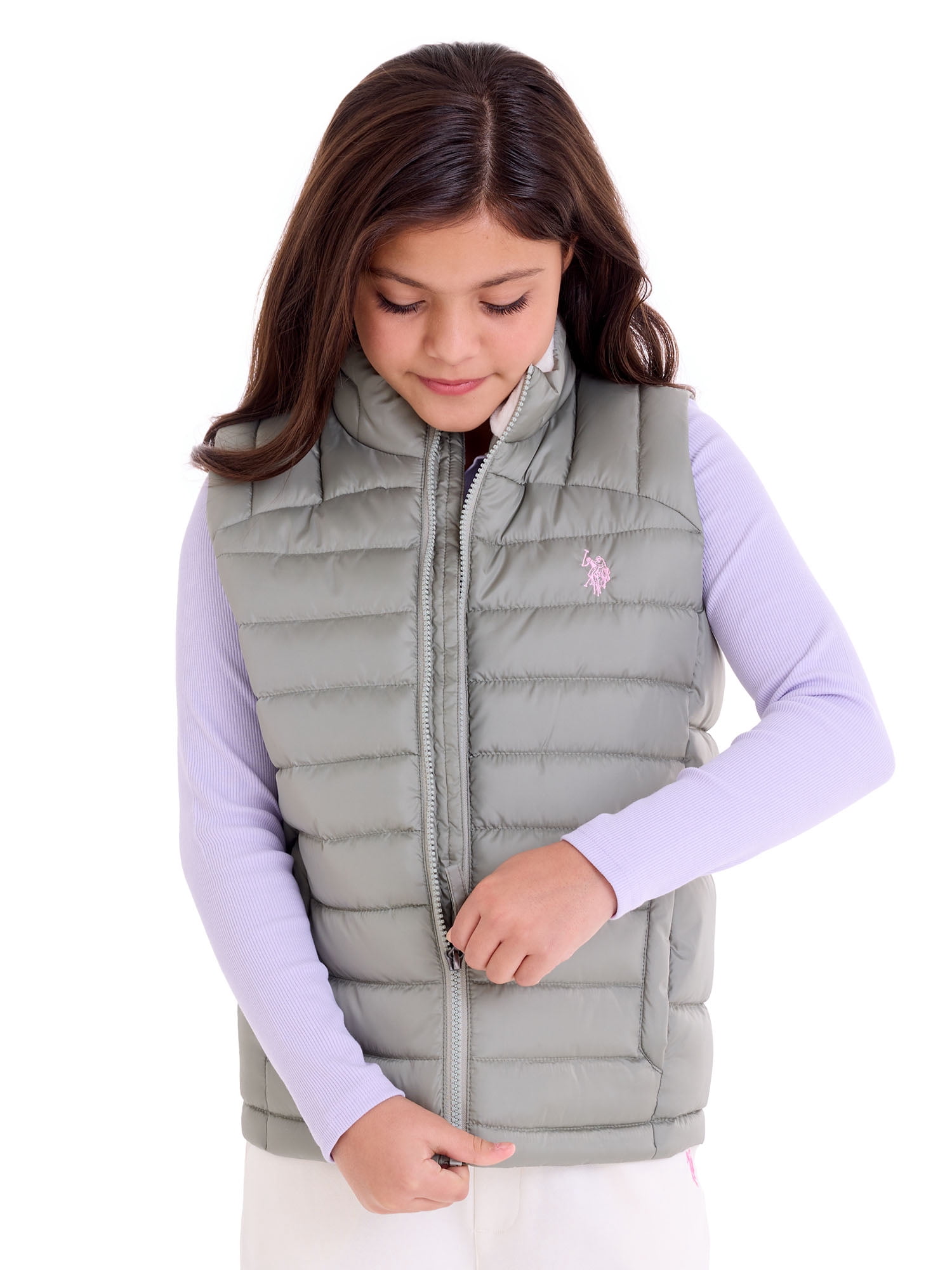 U.S. Polo Assn. Kids Puffer Vest, Sizes 4-18