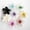 Colored Flowers, variant on 8 count Flower Hair Clips for Women - Claw Clips Ideal for Thick Hair, 3.15" as Hawaiian - Style Summer Beach Hair Accessories ()