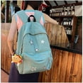thumbnail image 2 of Cute Y2K Aesthetic Backpack Stars Pattern Preppy Backpack Laptop Backpack Back to College Supplies (Black,One Size), 2 of 7