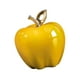 thumbnail image 5 of Estatua de manzana de cerámica, figura de manzana, adorno de manzana moderno y realista para Halloween Amarillo, 5 of 9