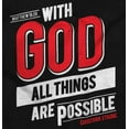 thumbnail image 2 of With God All Things Are Possible Unisex Plus Fleece Graphic Hoodie Brisco Brands 4X, 2 of 5