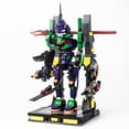 thumbnail image 2 of Neon Genesis EvangelionEVA-01 TIPO DE PRUEBA niños y niñas nuevo bloque de construcción de plástico partícula hecho a mano modelo mecha conjunto completo, 2 of 4