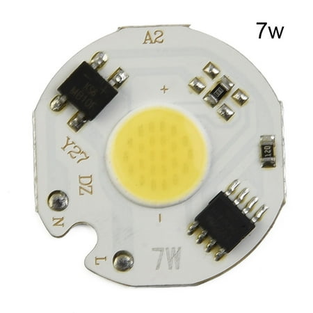 

3W 7W COB LED Power Chip Round Oblong Cold White warm white