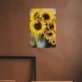 thumbnail image 5 of PRATYUS Bee Sunflower You are My Sunshine My Only Sunshine Metal Sign Retro Decor Home Kitchen Cafe Club Cave Wall Decor Sunflower Tin Sign 8x12in, 5 of 7