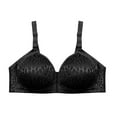 thumbnail image 2 of Eashery Womens Bras Wireless Bra Lift Deep V Comfortable Push Up Bras for Women Black 100, 2 of 4