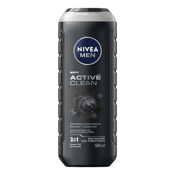NIVEA MEN Gel douche Active Clean 500 ml