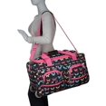 thumbnail image 5 of Rockland Deluxe 22" Carry-On Rolling Duffel Bag - Pink Pearl, 5 of 5