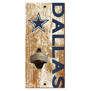 Dallas Cowboys Badge Powder Coat Slim Can Coolie