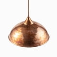 thumbnail image 4 of Handmade 100% Solid Copper Pendant Light | Rustic Farmhouse Hanging Ceiling Lamp for Kitchen Island, Dining Room & Outdoor Patio | Hand-Hammered Copper Lighting Fixture | Vintage Home Décor, 4 of 13