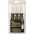 thumbnail image 1 of Paquete de 4 Marcadores de Tiza Broad Tip Blanco Marvy Uchida, 1 of 4