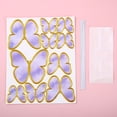 thumbnail image 3 of Inteprter 10 piezas de estampado de insectos dorados para decoración de pasteles, decoración para fiesta de boda, forma de mariposas, Type3 NO3, 3 of 6