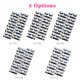 thumbnail image 2 of Juego de 10 pares de pestañas postizas rizadas con aplicador incluido, modelo 5# (711), hechas de fibra sintética, color negro, longitud de 1.3 cm, perfectas para un look natural y voluminoso., 2 of 6