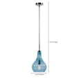 thumbnail image 2 of Kenroy Home Darcy 1-Light Chrome Pendant, 2 of 4