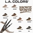thumbnail image 3 of L.A. COLORS Browie Wowie, Ultra-smooth, Retractable Eyebrow Pencil, Black, 3 of 5