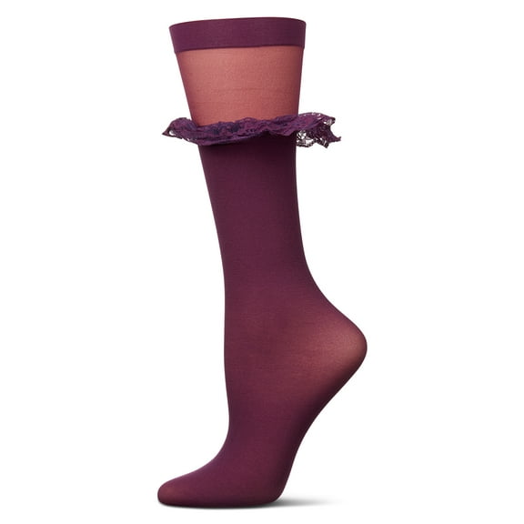 MeMoi Women's Ruffleina Anklet Socks - Womens - Female