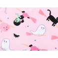 thumbnail image 3 of Topgal Big Girls Pajamas Pink Cat Ghost Skeleton Pumpkin Broom Nightwear Set for Teens Little Kids 2PC PJS Size 18, 3 of 6