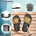 thumbnail image 5 of Psesaysky Cartoon Giraffe Slide Sandals for Little Girls Cute Animal Printed Slippers Summer Anti-Slip Lightweight Shower Shoes Soft Soled Beach Sandals Black Little Kid Size 13, 5 of 7
