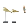 thumbnail image 1 of Figuras Modernas De Pájaros De Madera Y Escultura De Resina De La Virgen María, Señora De Lutero, Obra De Arte Decorativa Para Escritorio, Dormitorio, Oficina, Entrada, Exhibición Interior, 1 of 8