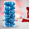 thumbnail image 4 of Bolas Navidad Reutilizables Irrompibles 4cm Del para Bodas 24 Uds. (azul Lago), 4 of 9