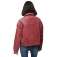 thumbnail image 2 of Women's Casual Corduroy Button Down Long Sleeve Short Jacket Outerwear, 2 of 6