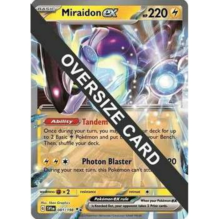 Pokemon Scarlet & Violet Miraidon Ex SVI (Oversized) 