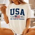 thumbnail image 4 of 250 Years of Freedom USA Shirt 1776-2026 American Flag 4th of July T-Shirt Semiquincentennial Patriotic Independence Day Cotton Tee Unisex S-5XL, 4 of 8