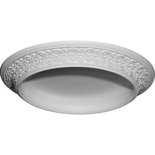 34,50 in. OD. x 25 in. ID x 3,50 in. D Bedford Surface Montage Plafond Dôme
