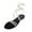 Black, variant on NOKIO Women'S Strappy Sandals Summer Women Ladies Fashion Casual Flat Retro Slippers Shoes Sandals Women's Strappy Sandals Lace Up Flats Summer Wrap Open Toe Tie Up Shoes