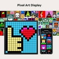 thumbnail image 5 of Led Pixel Art Display - 16x16 Pixel Matrix, App-controlled Programmable Led Sign With Diy Animation, Patterns And Text - Holiday Gift For Girls And Bo, 5 of 5