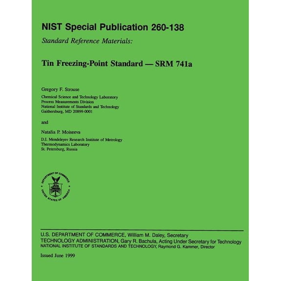 Tin Freezing-Point Standard - SRM 741a