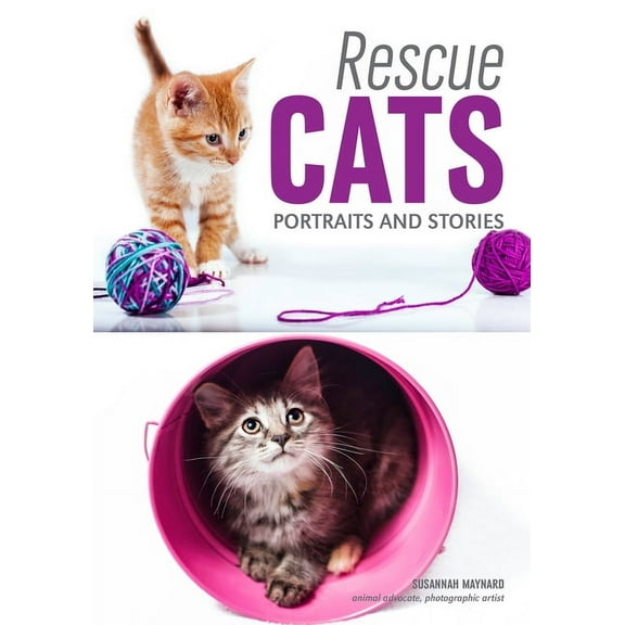 Rescue Cats: Portraits Stories Paperback Susannah Maynard