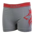 thumbnail image 5 of Junior Boy Seamless Boxer Briefs, Boyshorts Panty, Wolf-Solid Multi Colors, One Size, 6-Pack, 5 of 8