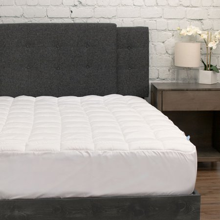 Pillowtop Mattress Pad W Deep Pocket Fitted Skirt Premium