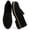 Black, variant on CHICVOMEY Vintage Penny Loafers for Women Slip On Platform Shoes with Lug Sole Arch Support Comfort Non-Slip Work Shoes for office Business Casual