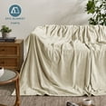 thumbnail image 6 of Bare Home Microplush Fleece Blanket - 300 GSM - Fuzzy Microfleece - Soft & Plush - Giant, Oyster, 6 of 10