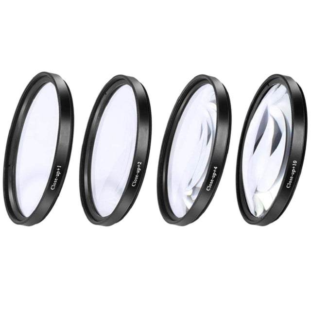 pitrice Close-up Filter Kit +1 +2 +4 +10 Lens Set for Digital Cameras 67mm