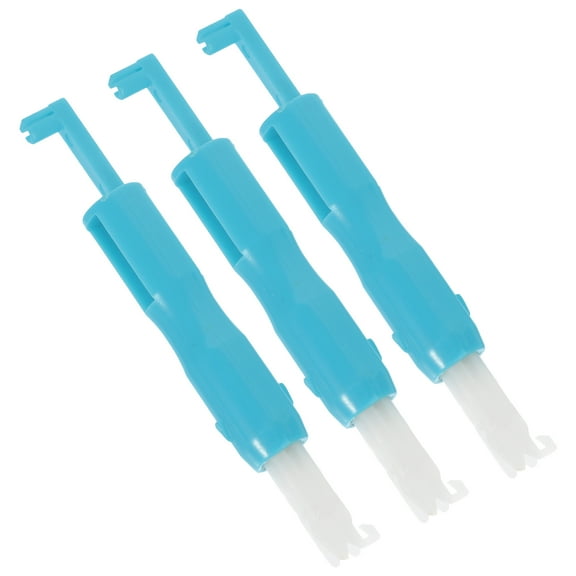 Raindrops 3 PCS Punch Needle Threaders Tool Handy Sewing Machine Elder Blue