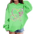 thumbnail image 2 of NordicNest Girls Hooded Sweatshirt Soft Casual Pullover With Pocket For Play And School Hooded Jacket Girls, 2 of 4