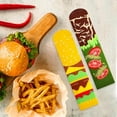 thumbnail image 3 of Burger Socks Box Stocking Stuffers For Men Teen Boys Dad Women-Easter Funny Gifts Vintage Hamburger Novelty Crazy Silly Socks Boxes- Fathers White Elephant Valentine Birthday Gag Christmas Gifts, 3 of 7