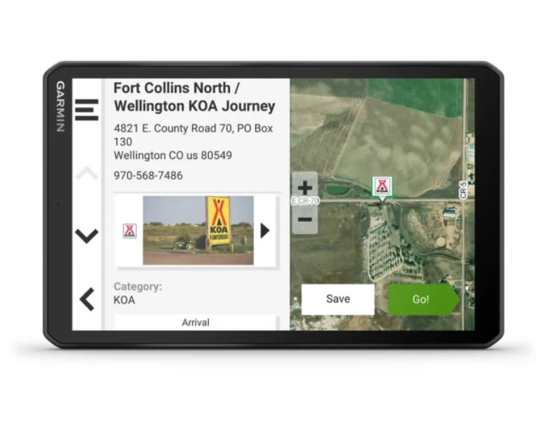 Garmin RV 895 GPS RV Navigator,  8” Large Easy-to-Read, Custom Routing, High-Resolution Birdseye Satellite Imagery, Directory of Parks and Services, Landscape / Portrait View Display Bundle