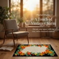 thumbnail image 6 of Unique Bargains Modern Printed Soft Absorbent Shaggy Bath Mat Non Slip Black 32" x 20", 6 of 6