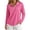 Hot Pink, variant on yeiolnoer Tops for Women Loose Fit Long Sleeve Casual Shirts Quarter Zip Lapel T Shirt for Athletic Workout(White,X-Large)
