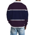 thumbnail image 5 of LMOIPLI Waffle Long Sleeve Shirts for Men Big and Tall Golf Shirt Casual Collared Lightweight T Shirts Textured Knit Tops Navy XXXL, 5 of 5