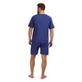 thumbnail image 2 of Hanes Men's and Big Men's Short Sleeve Top and Shorts Woven Pajama Set, Sizes S-5XL, 2 of 6