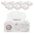thumbnail image 1 of Paquete de 8 rollos de papel multiusos de pulpa para uso doméstico, cocina, restaurante y KTV (blanco)., 1 of 7