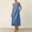 01 Blue, variant on Women Summer Casual Dresses 2026 Sleeveless Midi Pleated Tank Sundress with Pockets V Neck A Line Swing Tshirt Dress