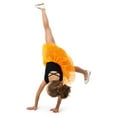 thumbnail image 5 of Dress Up America Tutu for Girls, 4 Layered Tulle Ballet Skirt for Children and Toddlers - 15" in Length (Orange), 5 of 6
